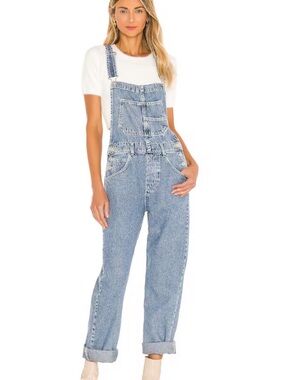 Levi's Light Blue Denim Women's Overalls